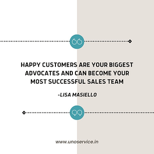 Quote on customer satisfaction for business by Lisa Masiello