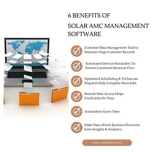 Benefits of solar AMC management software 