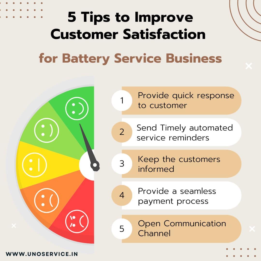 Tips to increase customer satisfaction for battery business